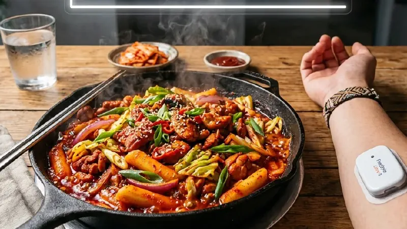 Featured image of post [CGM #10] Dakgalbi Was Fine—If Only I'd Skipped the Fried Rice