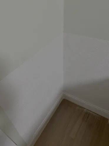 다이소 보수 벽지 부착 완료