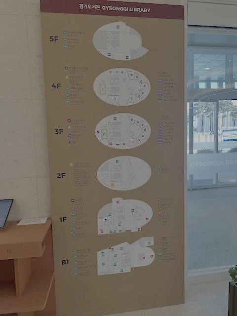 Gyeonggi Library building floor map