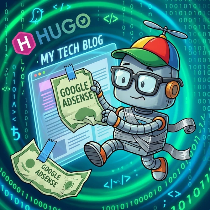 AdSense Hugo Setup Cover