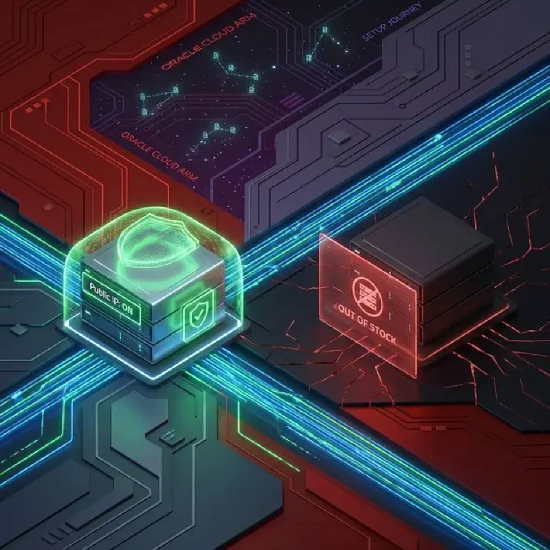 Featured image of post [Oracle Cloud #2] VCN First Fixes Public IP! But Then... Out of Capacity