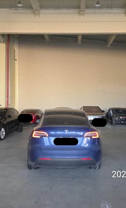 Model Y checked in at the Tesla Dongtan Collision Center