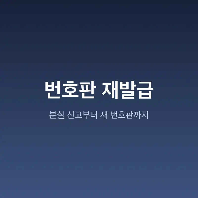 테슬라 번호판 분실 재발급 절차와 필수 변경 사항 (#4)