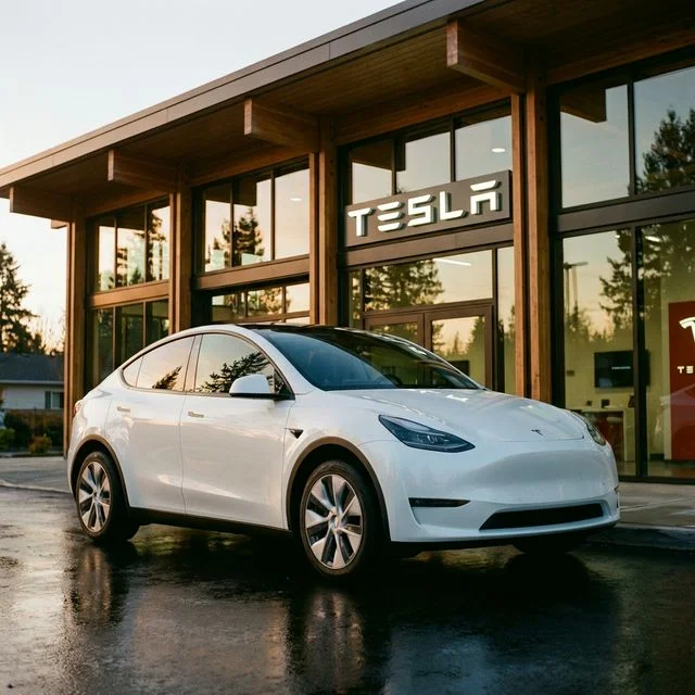 수리 완료된 모델Y의 모습