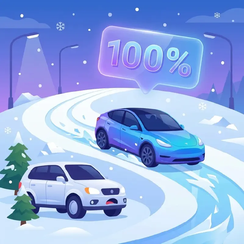 Featured image of post [Tesla Model Y Triangle Accident #1] Snowy Road Collision & Insurance Reality: The Start of a Triple-Panel Repair