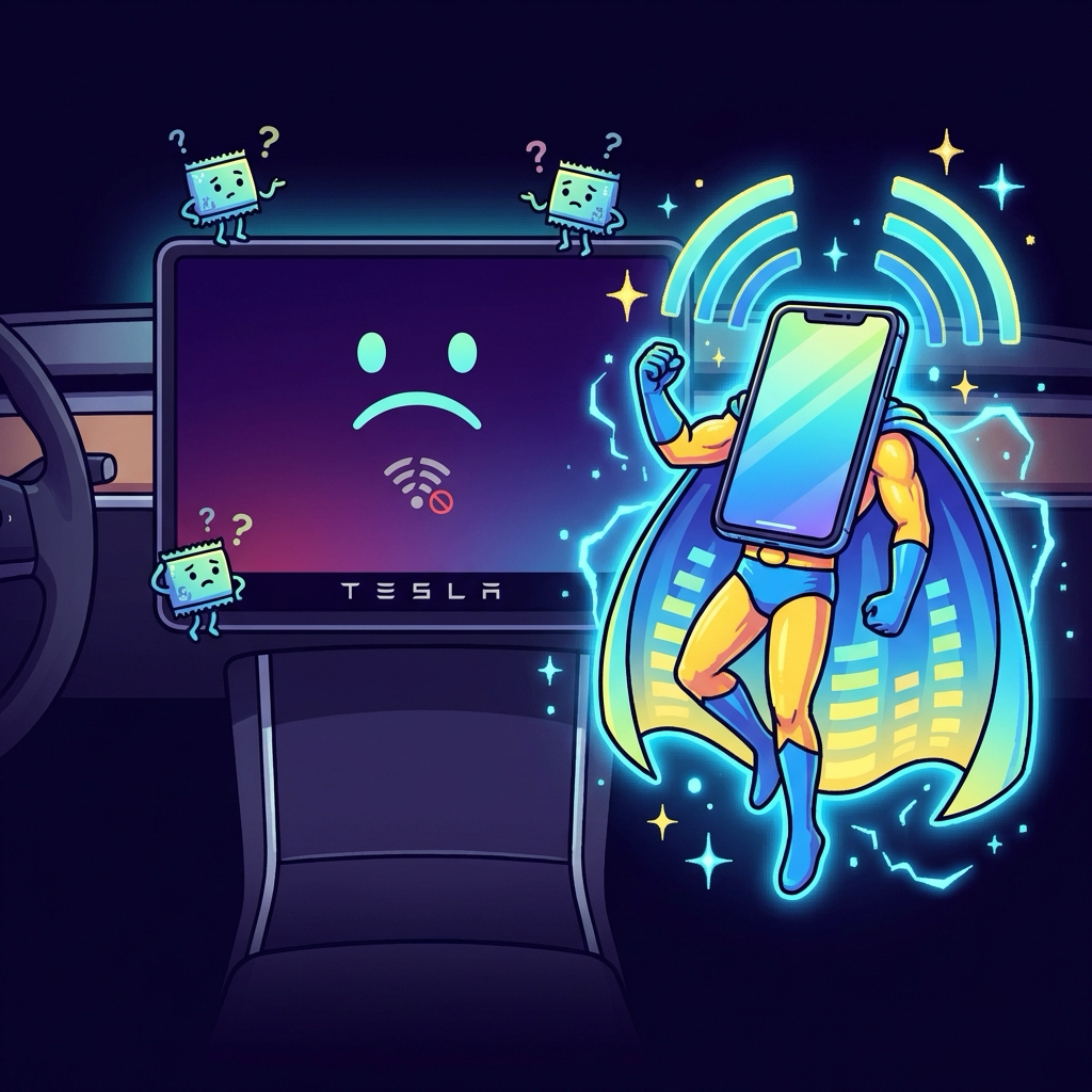 Tesla and iPhone Shortcuts Automation